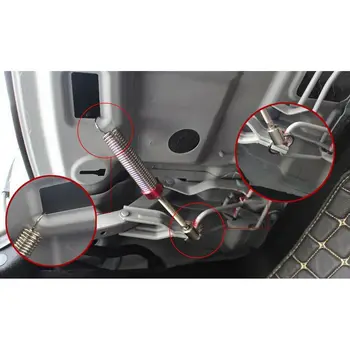 2 buc Rosu Reglabil Auto Portbagaj capota Portbagajului Automat de Ridicare de Primăvară Dispozitiv Instrument