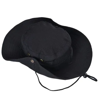 Palarie de soare Panama Găleată Flap Hat Respirabil Boonie Multicam Nepal Boonie Camuflaj Pălării în aer liber, Pescuit Margine Largă pălării CD