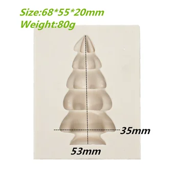 Drăguț Pomul de Crăciun 3d Rășină de Silicon Mucegai Bucătărie de Copt Instrument DIY Patiserie Tort Fondant Mucegai Ciocolată Decorare Dantela Consumabile