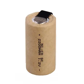 1-20buc Șurubelniță, Burghiu Electric SC Baterii de 1,2 V 2200mah Sub C Ni-Cd baterie Reîncărcabilă Battey Cu Tab Instrument de Putere NiCd SUBC Celule
