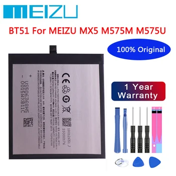 Meizu Înaltă Calitate, Original, Baterie 3150mAh BT51 Pentru Meizu MX5 M575M M575U Baterii de Telefon Mobil+instrumente Gratuite