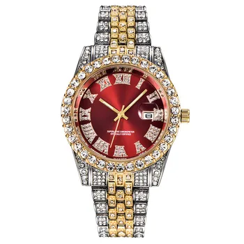 Moda Diamond Copia Barbati Brand de Lux Ceasuri de Aur Ceas Analog Quartz Movt Unice de Bijuterii ceasuri de Mînă Pentru Băiat Cadouri часы мужские