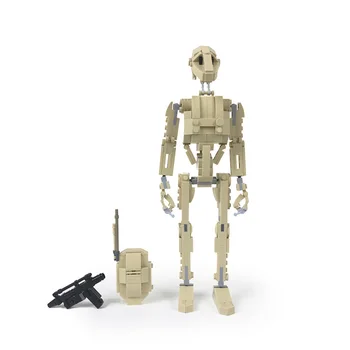 BuildMoc Stele Plan Figurile B1 Super Battle Droid MOC Filmul Warrior Roboți Armă Blocuri Caramizi Cifre Jucărie Pentru Copii