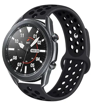 20 22mm Curea de ceas pentru Samsung gear s3 Frontieră/Clasic Sport Respirabil bratara de silicon Galaxy watch 46mm/42mm/Active 2 trupa