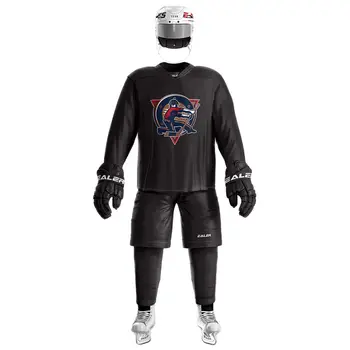 H80 serie de înaltă calitate, ușor și subțire respirabil negru personalizat de hochei pe gheață practică jersey si mari street shirt-toate dimensiunile