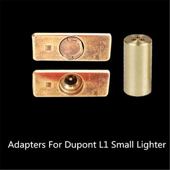 Alamă Cupru Duze De Reumplere Butan Gaz Adaptor Pentru S. T Dupont L1 Mici, Mai Ușoare Galben Capace Durabile, Reutilizabile De Reparare Parte