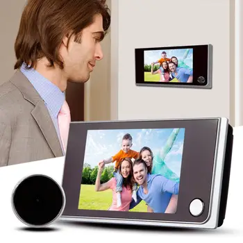 3.5 inch LCD de 120 de Grade Peephole Viewer Ochi Ușa Usa Camera Usa Electronic Vizor Usa cu Camera Viewer în aer liber