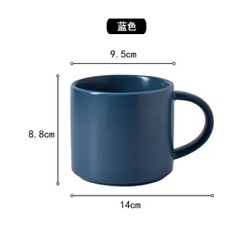Ceramica Cana de Cafea pentru Birou și Acasă,13 oz, mașină de spălat Vase și cuptor cu Microunde în condiții de Siguranță Clasic Cana Ceramica cu Hanlde pentru Latte Cafea ceai