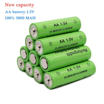 Dolidada 2020 Noua baterie AA 3000 de 1.5 V Quanlity baterii Reîncărcabile AA 3000mAh BTY NI-MH 1.5 V Baterie Reîncărcabilă+Incarcator
