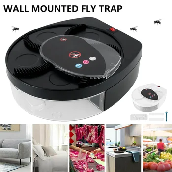 Montat pe perete Electric Fly Trap Wireless USB Flytrap Automată a Dăunătorilor Catcher Zboară Pest Reject Control Catcher Criminal Dispozitiv de Insecte