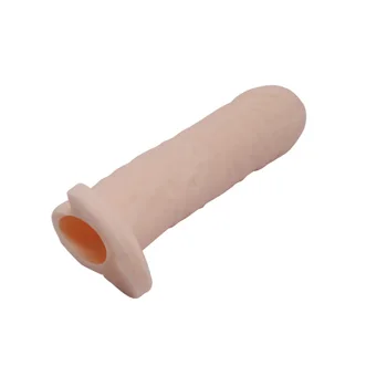 2 Dimensiunea Prezervative pentru Bărbați Reutilizabile Prezervativ Penis Extender Penis Sleeve Penis Extindere Erotic Intim Bunuri Produse pentru Adulți de Sex