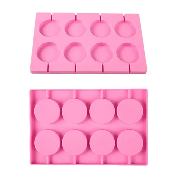 Drăguț de Flori Rotunde Silicon Lollipop Matrite Jeleu și Bomboane Forme de Tort Mucegai Varietate de Forme Tort de Decorare Forma de Silicon Bakeware