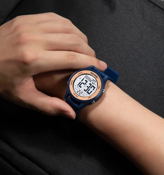 SKMEI Ceas Digital Pentru Copii de Moda de Lux Condus Ceasuri Electronice Simple Copii Ceasuri de mana Conta în Jos Ceas rezistent la apa