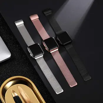 Curea Pentru Apple watch serie 6 5 4 3 se iWatch trupa 42mm 38mm Metal Inoxidabil bratara din otel Apple Watch band 44mm 40mm