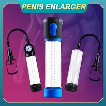 Sourcion Adult Penis Extender Penis Marirea Penisului Pompa De Sex Masculin Masturbator Sex Shop Penisului Marire Pompa De Vid Jucarii Sexuale Pentru Barbati