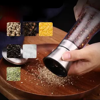 Spice Concasor de Mare Capacitate Bună Performanța de Etanșare din Oțel Inoxidabil Manual Spice Concasor pentru Acasă Spice Crusher