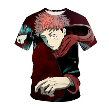 Jujutsu Kaisen Anime T-Shirt Nou Hot-Vânzare de Moda Confortabil Sintetice de Imprimare Mâneci Scurte Manga Grafic Barbati Top de Îmbrăcăminte