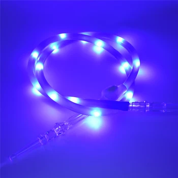 Luminescente Narghilea Conducte SET 150 CM Silicon Țevi din aliaj de Aluminiu Narghilele Tuburi Cu Portavoci