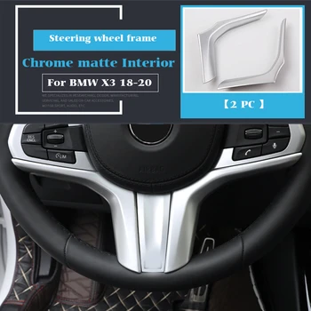 Pentru BMW X3 X4 G01 G02 2019 2020 2021 Interior Consola centrala Cana de Apa Panoul de Viteze Cadru de Acoperire Tapiterie Auto Decor Crom Styling