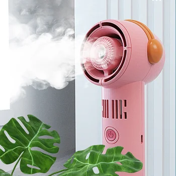 2021 Noi Ventilator Portabil Creative Drăguț Portabile Nu-vane Automate Ceața de Pulverizare Ventilator USB de Încărcare Desktop Mini Drăguț de Aer al Ventilatorului de Răcire