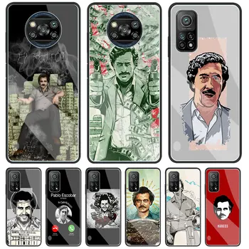 Narcos TV Serialul Pablo Escobar Telefon Caz pentru Xiaomi Poco X3 NFC Mi 10T Pro 9T 11 Nota 10 Lite Redmi Nota 9 8 Pro 9 Capac de Sticlă