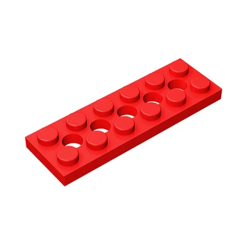 15buc MOC 32001 DIY mici particule de puzzle bloc compatibil marca piese 2x6 cu 5-gaura placa