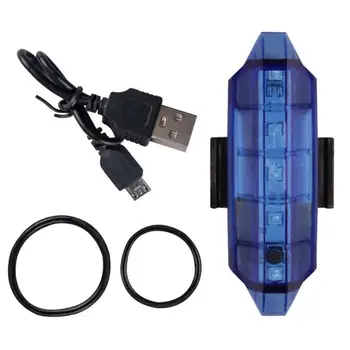 Lumini pentru biciclete Waterproof Mountain Bike Lumina USB Reîncărcabilă Avertizare de Siguranță din Spate, Coada de Lumină Accesorii pentru Biciclete