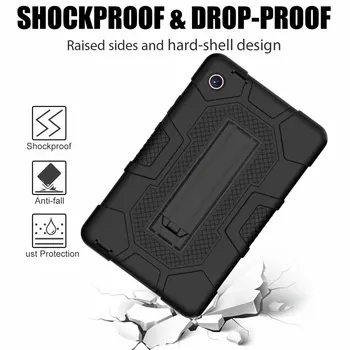 Slim Hibrid Greu Armura Rezistenta La Socuri Accidentat De Protecție Caz Acoperire Kickstand Pentru Huawei Matepad T8 8.0 Inch 2020