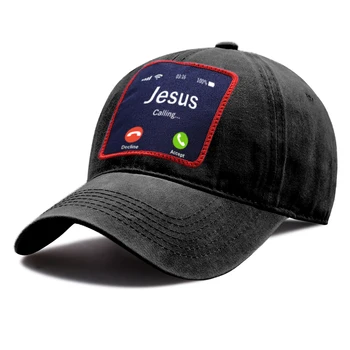 În Aer Liber Șapcă De Camionagiu Isus I-A Chemat Accepta Sau Refuza Amuzant, Imprimat Sepci De Baseball Respirabil Casual Snapback Hat Moda Tata Pălării