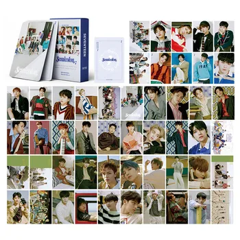 54Pcs/Set Kpop Șaptesprezece Itzy Mamamoo Album Hârtie Lomo Card Foto Card Poster Photocard Fanii Cadou de Colectare Set de Papetărie