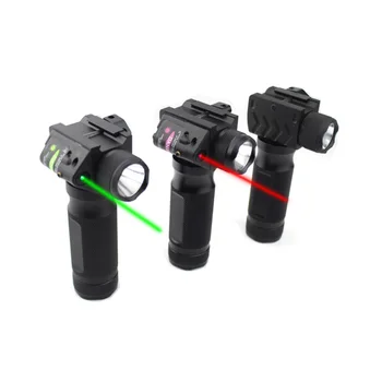 Tactic Fore grip Greu de lumină LED-uri Lanterna cu rosu Verde cu Laser Modificare de Înlocuire Adecvate vedere pentru arma de vânătoare