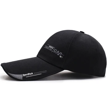 De Înaltă Calitate Casual Șapcă De Baseball Pentru Bărbați Sport Snapback Hat În Aer Liber Timp De Cozoroc Pălărie Femei Reglabil Capac Solid Bumbac Camionagiu Os