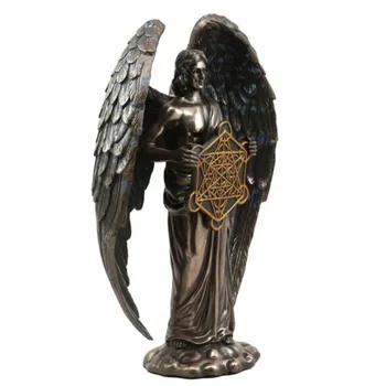 Rasina Decorativa Ormament Camera de zi de Decorare Înger cu Sabie de Șarpe Aripi Mari de Înger Statuie Rășină Statui Decor Acasă