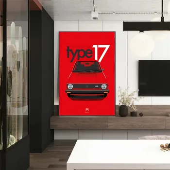 Ferrari Tip Mașină de 17 F1 Curse de Masini Sport de Arta de Perete Postere si Printuri Ulei Panza Pictura pentru Casa Living Decorul Camerei Neînrămate