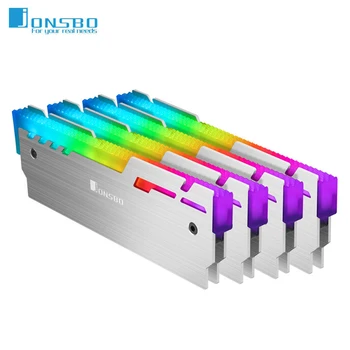 Jonsbo NC-3 RAM Radiator Radiator 5V 3Pin ARGB Desktop PC-ul de Memorie de Răcire Vesta de Căldură Thermal Pad Cooler Pentru Calculator Ram DDR3 la DDR4