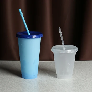 700 ml Transparent Reutilizabile Cupe Dom Capace Acrilice Cupe Băutură Pahar de Plastic Cu Capac Transparent Paie Cana Cadou de Crăciun