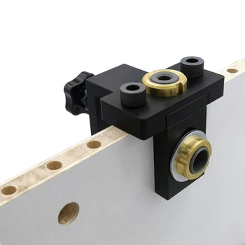 Lemn Jig Pocket Gaura Jig Kit Lemn Foraj Vertical Detașabil de Localizare pentru Mobilier Conectarea Perforator Instrumente de Tamplarie
