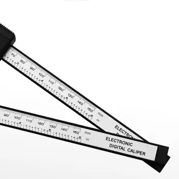 150mm 6 Inch LCD Digital Electronic Fibra de Carbon Șubler cu Vernier Gauge Micrometru Instrument de Măsurare de Înaltă Rezistență Digital Etriere