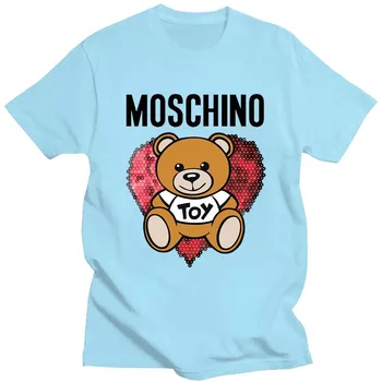 Vara Urs de Imprimare T-Shirt Moda Barbati Maneca Scurta Animal Drăguț Urs Harajuku Tricou Casual de Top Streetwear Top T-Shirt Femei