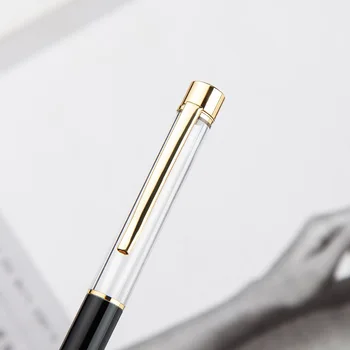 24 Buc / Sset DIY Manual de Cristal Pen Japoneză Manual DIY Lichid Pix Metal DIY Pen Diamant Gol Pen Japoneză de Cadou