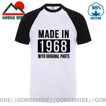 GorgeHike Amuzant Barbati Topuri Tees-a Făcut în 1968, Toate Piesele Originale Tricouri 52 de Ani de tricou 50-a Aniversare cadou Tricou barbat