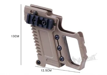 Nou în aer liber Tactic Pistol Airsoft Carabina Kit Glock-ul de Montare pentru CS G17 18 19 Arma Accesorii de încărcare-pe Echipamente