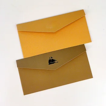 Noua Moda Aurit De Afaceri Invitatie De Nunta Suport Card Golden Swan Logo Accesorii De Birou Îngroșat Kraft Pape Titularului Cardului