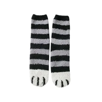 Moda pentru femei Pisici Laba benzi 3d Șosete Drăguț Amuzant Gros de Desene animate Fete de Animale Degetele Ciorap Ciorapi Deget de la picior Zebra L4