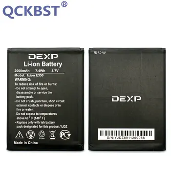 Noi 2000mAh Înlocuirea Bateriei Reîncărcabile Pentru DEXP IXION E350 Baterie de Telefon Mobil