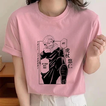 Tricou Unisex Jujutsu Kaisen T-Shirt Anime Bărbați Kawaii Topuri De Vara Yuji Itadori Gojo Satoru Graphic Tee De Sex Feminin Supradimensionat Tricou