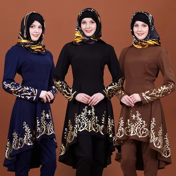 Dubai Femei Musulmane Rochie De Asimetrie Mijlocul Topuri Ramadan Vestidos Caftan Turcia, Oman Africa Orientul Mijlociu Arab Partid Islamic De Îmbrăcăminte