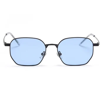 Peekaboo poligonale bărbați ochelari de soare polarizat albastru verde uv400 masculin pătrat ochelari pentru femei octogon de înaltă calitate 2022 galben