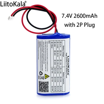 LiitoKala 7.4 V / 8.4 V 18650 baterie litiu cu bord de protecție 2600mAh baterie Reîncărcabilă pentru megafon difuzor