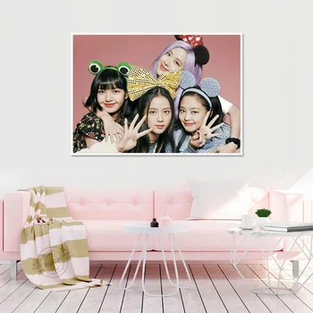 Negru Roz Poster Canvas Printuri De Arta Pictura De Perete Imagine Pentru Camera De Zi Dormitor Cameră Decor Acasă